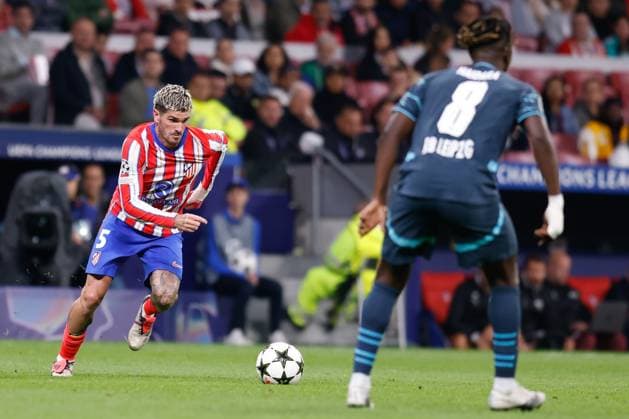 September 19, 2024, Madrid, Madrid, SPAIN: Rodrigo De Paul of Atletico de Madrid in action during the UEFA Champions League 2024 25 League Phase MD1 match between Atletico de Madrid and RB Leipzig at Estadio Civitas Metropolitano on September 19, 2024 in Madrid, Spain. Madrid SPAIN - ZUMAa181 20240919_zaa_a181_173 Copyright: xDennisxAgyemanx