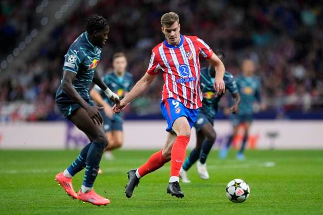 September 19, 2024, Madrid, Madrid, SPAIN: Alexander Sorloth of Atletico de Madrid in action during the UEFA Champions League 2024 25 League Phase MD1 match between Atletico de Madrid and RB Leipzig at Estadio Civitas Metropolitano on September 19, 2024 in Madrid, Spain. Madrid SPAIN - ZUMAa181 20240919_zaa_a181_120 Copyright: xOscarxJ.xBarrosox