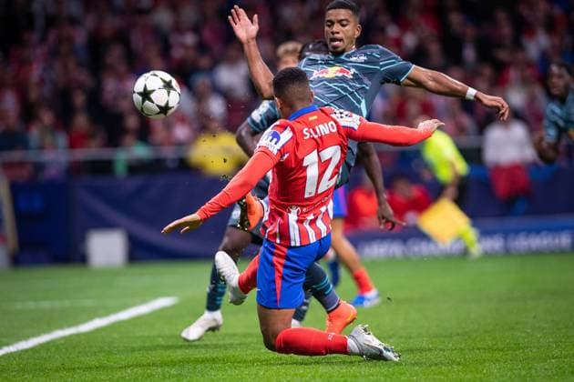 UEFA Champions League soccer match Atletico Madrid vs Leipzig at Civitas Mstropolitano stadium in Madrid, Spain, 19 September 2024 Samu Lino 900 Cordon Press  900 CordonxPress LOF - Champions League soccer match Atletico Madrid vs Leipzig