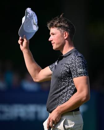 Golf - 2024 BMW PGA, Golf Herren Championship - DP World Tour - First Round - Wentworth - Thursday 19th September 2024. Niklas Noergaard Moeller in joint 2nd place on 6 Under after the first round. COLORSPORT ASHLEY WESTERN 