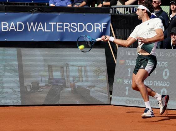TENNIS - Bad Waltersdorf Trophy BAD WALTERSDORF,AUSTRIA,20.SEP.24 - TENNIS - ATP, Tennis Herren Challenger Tour, Bad Waltersdorf Trophy. Image shows Carlos Taberner (ESP).  GEPAxpictures xHansxOberlaender