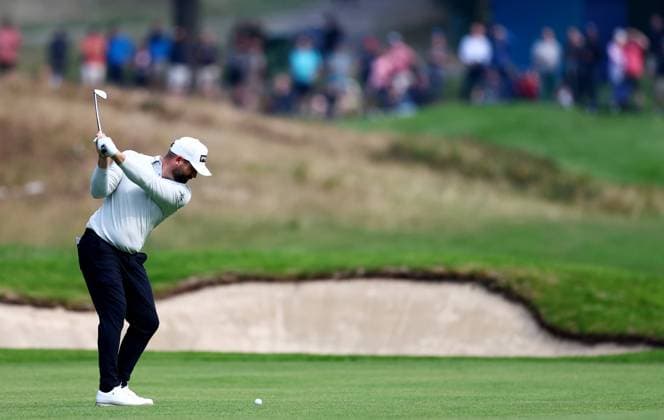 Matthew Baldwin of England during his round. BMW PGA, Golf Herren Championship, Day Two, Golf, Wentworth, Surrey, UK - 20 Sep 2024  Copyright: xJamesxMarsh Shutterstockx 14730222c