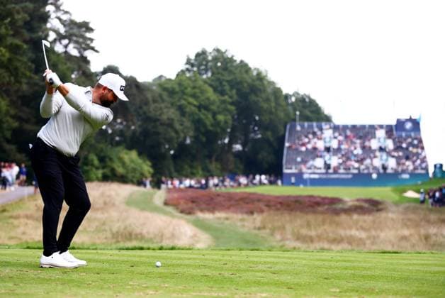 Matthew Baldwin of England during his round. BMW PGA, Golf Herren Championship, Day Two, Golf, Wentworth, Surrey, UK - 20 Sep 2024  Copyright: xJamesxMarsh Shutterstockx 14730222ai