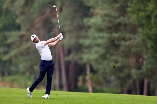 Richard Mansell of England during his round. BMW PGA, Golf Herren Championship, Day Two, Golf, Wentworth, Surrey, UK - 20 Sep 2024  Copyright: xJamesxMarsh Shutterstockx 14730222ab
