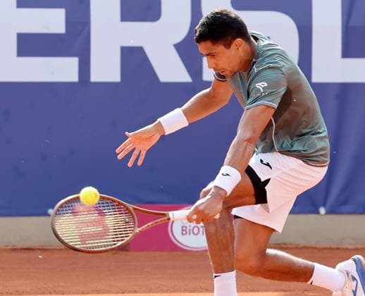 TENNIS - Bad Waltersdorf Trophy BAD WALTERSDORF,AUSTRIA,20.SEP.24 - TENNIS - ATP, Tennis Herren Challenger Tour, Bad Waltersdorf Trophy. Image shows Thiago Monteiro (BRA).  GEPAxpictures xHansxOberlaender