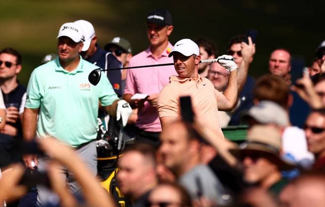 Rory Mcilroy of Northern Ireland during his round. BMW PGA, Golf Herren Championship, Day Two, Golf, Wentworth, Surrey, UK - 20 Sep 2024  Copyright: xJamesxMarsh Shutterstockx 14730222cj