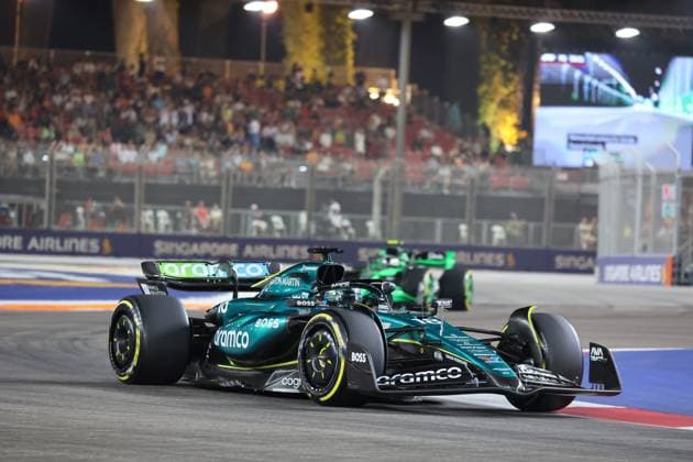 20.09.2024, Marina Bay Street Circuit, Singapore, FORMULA 1 SINGAPORE AIRLINES SINGAPORE GRAND PRIX 2024,im Bild Lance Stroll (CAN), Aston Martin Aramco Cognizant Formula One Team Defodi-506_20240920_hbr_0063