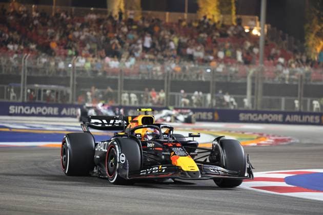 20.09.2024, Marina Bay Street Circuit, Singapore, FORMULA 1 SINGAPORE AIRLINES SINGAPORE GRAND PRIX 2024,im Bild Sergio Perez (MEX), Oracle Red Bull Racing Defodi-506_20240920_hbr_0064