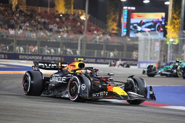 FORMULA 1 SINGAPORE AIRLINES SINGAPORE GRAND PRIX 2024 20.09.2024, Marina Bay Street Circuit, Singapore, FORMULA 1 SINGAPORE AIRLINES SINGAPORE GRAND PRIX 2024,im Bild Sergio Perez (MEX), Oracle Red Bull Racing