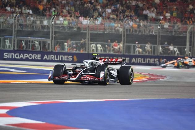 20.09.2024, Marina Bay Street Circuit, Singapore, FORMULA 1 SINGAPORE AIRLINES SINGAPORE GRAND PRIX 2024,im Bild Nico Hülkenberg (DEU), MoneyGram Haas F1 Team Defodi-506_20240920_hbr_0082