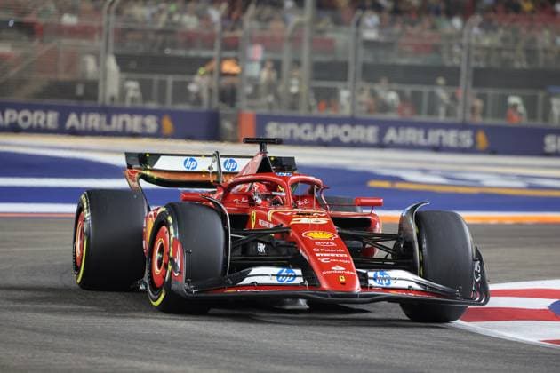 FORMULA 1 SINGAPORE AIRLINES SINGAPORE GRAND PRIX 2024 20.09.2024, Marina Bay Street Circuit, Singapore, FORMULA 1 SINGAPORE AIRLINES SINGAPORE GRAND PRIX 2024,im Bild Charles Leclerc (MCO), Scuderia Ferrari HP