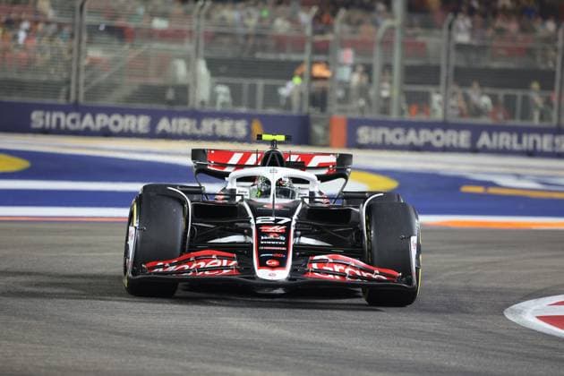 FORMULA 1 SINGAPORE AIRLINES SINGAPORE GRAND PRIX 2024 20.09.2024, Marina Bay Street Circuit, Singapore, FORMULA 1 SINGAPORE AIRLINES SINGAPORE GRAND PRIX 2024,im Bild Nico Hülkenberg (DEU), MoneyGram Haas F1 Team
