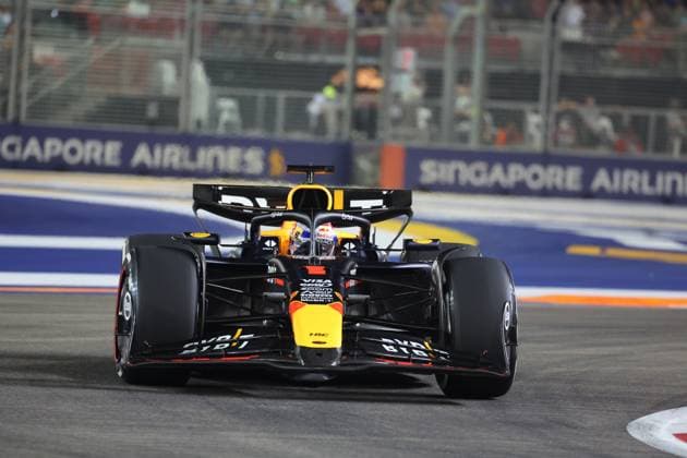 20.09.2024, Marina Bay Street Circuit, Singapore, FORMULA 1 SINGAPORE AIRLINES SINGAPORE GRAND PRIX 2024,im Bild Max Verstappen (NLD), Oracle Red Bull Racing Defodi-506_20240920_hbr_0101