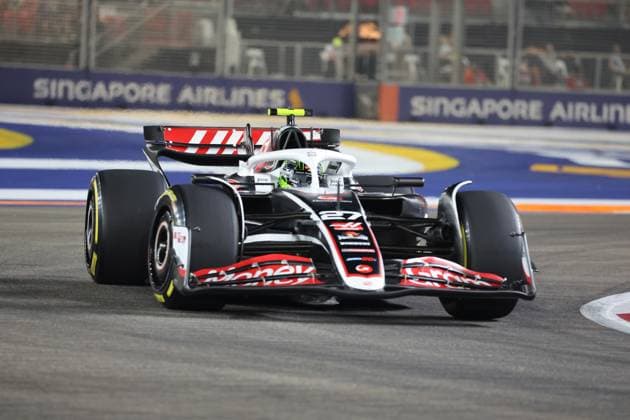 20.09.2024, Marina Bay Street Circuit, Singapore, FORMULA 1 SINGAPORE AIRLINES SINGAPORE GRAND PRIX 2024,im Bild Nico Hülkenberg (DEU), MoneyGram Haas F1 Team Defodi-506_20240920_hbr_0105