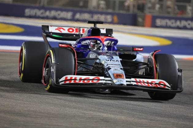 FORMULA 1 SINGAPORE AIRLINES SINGAPORE GRAND PRIX 2024 20.09.2024, Marina Bay Street Circuit, Singapore, FORMULA 1 SINGAPORE AIRLINES SINGAPORE GRAND PRIX 2024,im Bild Daniel Ricciardo (AUS), Visa Cash App RB Formula One Team