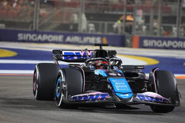 FORMULA 1 SINGAPORE AIRLINES SINGAPORE GRAND PRIX 2024 20.09.2024, Marina Bay Street Circuit, Singapore, FORMULA 1 SINGAPORE AIRLINES SINGAPORE GRAND PRIX 2024,im Bild Esteban Ocon (FRA), Alpine F1 Team