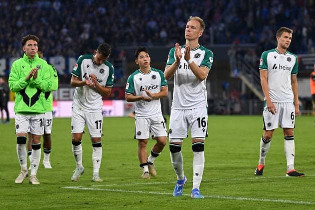 Paderborn, Home Deluxe Arena, 20.09.24, GER, Herren, 2.Bundesliga, Saison 2024-2025, SC Paderborn 07 - Hannover 96 Bild: Havard NIELSEN (Hannover) Only for editorial use! DFL regulations prohibit any use of photographs as image sequences and or quasi-video. NRW Deutschland