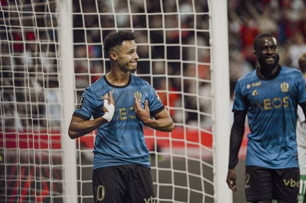 joy of DIOP Sofiane (OGC Nice) after mark a goal OGC Nice vs AS Saint Etienne, Ligue 1 Mcdonalds in Allianz Riviera Stadium, NICE, France, on September 20, 2024. FOOTBALL : OGC Nice vs AS Saint Etienne - Ligue 1 - 09 20 24 FredDides Panoramic 