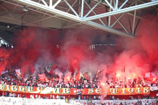 1. FC Koeln Fans Fortuna Duesseldorf vs. 1. FC Koeln, Fussball, 2. Bundesliga, 6. Spieltag, Saison 2024 2025, 21.09.2024 DFL REGULATIONS PROHIBIT ANY USE OF PHOTOGRAPHS AS IMAGE SEQUENCES AND OR QUASI-VIDEO. Foto: kolbert-press Ant Palmer Merkur Spiel Arena NRW Deutschland