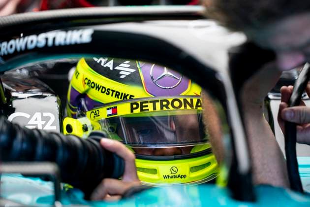 September 21, 2024, Singapore, Singapore: British driver LEWIS HAMILTON (Mercedes-AMG F1 Team) during the final practice session of the 2024 FIA Formula 1 Singapore Grand Prix at Marina Bay Street Circuit in Singapore. Singapore Singapore - ZUMAg147 20240921_fap_g147_040 Copyright: xJamesxGasperottix