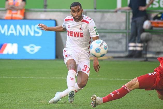 DUESSELDORF, GERMANY - 21 SEPTEMBER, 2024: Linton Maina, The football match of 2.Bundesliga Fortuna Duesseldorf vs. 1.FC Koeln at Mercur Spiel Arena  Copyright: xVITALIIxKLIUIEVx