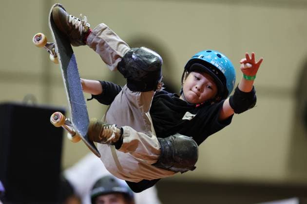 Bilder des Jahres 2024, Sport 09 September Sport Themen der Woche KW38 Sport Bilder des Tages Ema Kawakami (JPN), SEPTEMBER 21, 2024 - Skateboarding : X Games Chiba 2024 Men s Skateboard Vert Final at the Makuhari Messe in Chiba, Japan. NoxThirdxPartyxSales  (267293846)