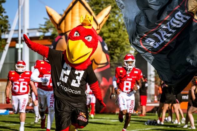 GFL German Football League; Potsdam Royals - Allgäu Comets; 21.09..2024 GFL German Football League; Potsdam Royals - Allgäu Comets Copyright: xBEAUTIFULxSPORTS NicolxMarschallx
