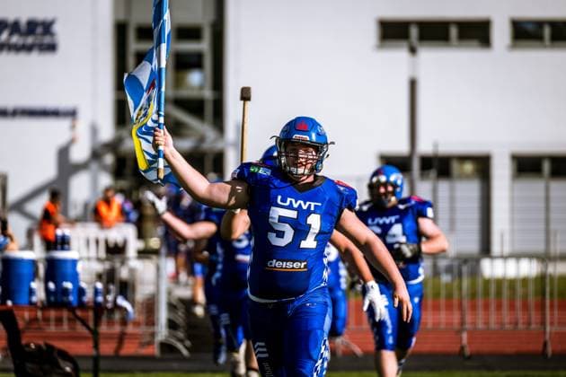 GFL German Football League; Potsdam Royals - Allgäu Comets; 21.09..2024 GFL German Football League; Potsdam Royals - Allgäu Comets Copyright: xBEAUTIFULxSPORTS NicolxMarschallx