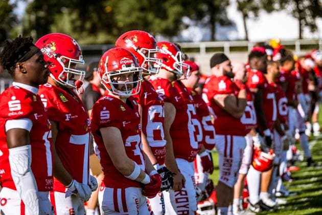 GFL German Football League; Potsdam Royals - Allgäu Comets; 21.09..2024 GFL German Football League; Potsdam Royals - Allgäu Comets Copyright: xBEAUTIFULxSPORTS NicolxMarschallx