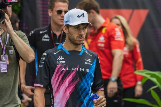 Marina Bay Street Circuit, Singapore, Singapore. 21.September.2024; Pierre Gasly of France and BWT Alpine F1 Team during Formula One Singapore Grand Prix  (267349710)