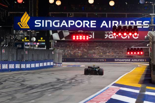 September 21, 2024, Singapore, Singapore: FERNANDO ALONSO (SPA) of Aston Martin 14 racing during Qualifying day for the 2024 Formula 1 Singapore Grand Prix. Singapore Singapore - ZUMAb177 20240921_aap_b177_036 Copyright: xTaidghxBarronx