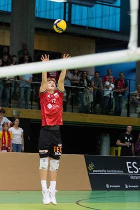 Aurel Sprenger (TV Rottenburg, 17) GER, TV Rottenburg vs TSV Grafing, Volleyball, Herren, 2. Bundesliga, Saison 24 25, 21.09.2024, GER, TV Rottenburg vs TSV Grafing, Volleyball, Herren, 2. Bundesliga, Saison 24 25, 21.09.2024 Rottenburg Copyright: xEibner-Pressefoto WolfgangxFrankx EP_WFK