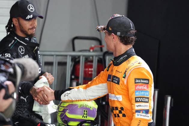 FORMULA 1 SINGAPORE AIRLINES SINGAPORE GRAND PRIX 2024 21.09.2024, Marina Bay Street Circuit, Singapore, FORMULA 1 SINGAPORE AIRLINES SINGAPORE GRAND PRIX 2024,im Bild Poleposition für Lando Norris (GBR), McLaren F1 Team