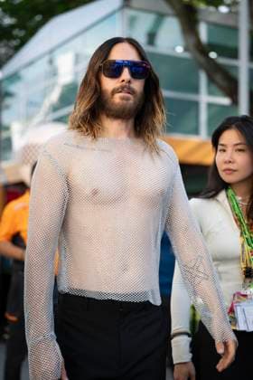 September 22, 2024, Singapore, Singapore: JARED LETO walking the paddock during Race day for the 2024 Formula 1 Singapore Grand Prix. Singapore Singapore - ZUMAb177 20240922_aap_b177_007 Copyright: xTaidghxBarronx