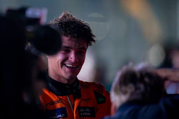 September 22, 2024, Singapore, Singapore: British driver LANDO NORRIS (McLaren F1 Team) is seen after winning the 2024 FIA Formula 1 Singapore Grand Prix at Marina Bay Street Circuit in Singapore. Singapore Singapore - ZUMAg147 20240922_fap_g147_021 Copyright: xJamesxGasperottix