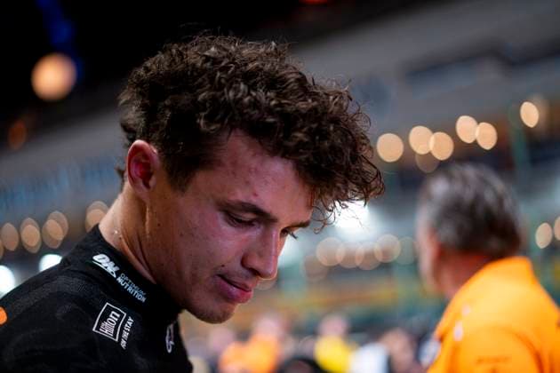 September 22, 2024, Singapore, Singapore: British driver LANDO NORRIS (McLaren F1 Team) on the starting grid before the 2024 FIA Formula 1 Singapore Grand Prix at Marina Bay Street Circuit in Singapore. Singapore Singapore - ZUMAg147 20240922_fap_g147_071 Copyright: xJamesxGasperottix