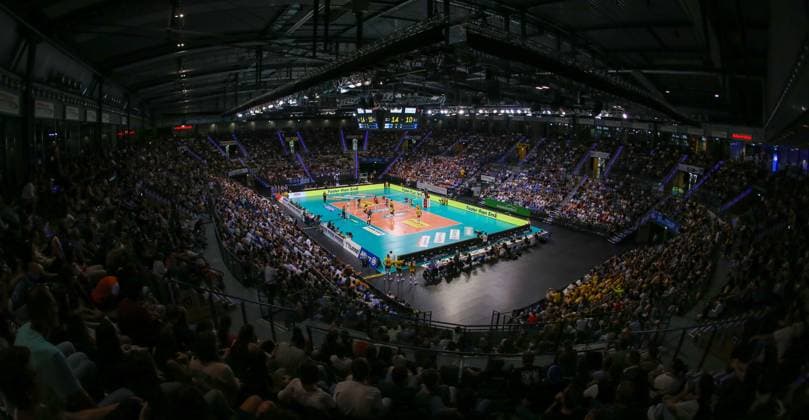 BAU 22.09.2024 Stuttgart Volleyball Supercup Allianz MTV Stuttgart vs. SSC Palmberg Schwerin, Feature Übersicht