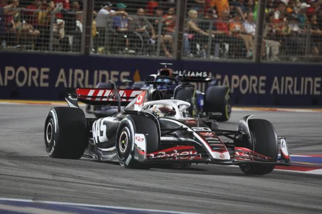 FORMULA 1 SINGAPORE AIRLINES SINGAPORE GRAND PRIX 2024 22.09.2024, Marina Bay Street Circuit, Singapore, FORMULA 1 SINGAPORE AIRLINES SINGAPORE GRAND PRIX 2024,im Bild Kevin Magnussen (DNK), MoneyGram Haas F1 Team