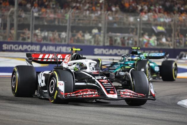 FORMULA 1 SINGAPORE AIRLINES SINGAPORE GRAND PRIX 2024 22.09.2024, Marina Bay Street Circuit, Singapore, FORMULA 1 SINGAPORE AIRLINES SINGAPORE GRAND PRIX 2024,im Bild Nico Hülkenberg (DEU), MoneyGram Haas F1 Team