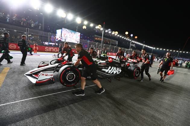 22.09.2024, Marina Bay Street Circuit, Singapore, FORMULA 1 SINGAPORE AIRLINES SINGAPORE GRAND PRIX 2024,im Bild Nico Hülkenberg (DEU), MoneyGram Haas F1 Team Defodi-506_20240922_hbr_0096