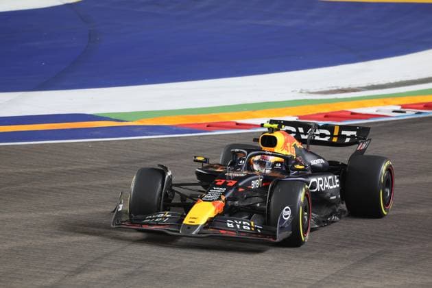 FORMULA 1 SINGAPORE AIRLINES SINGAPORE GRAND PRIX 2024 22.09.2024, Marina Bay Street Circuit, Singapore, FORMULA 1 SINGAPORE AIRLINES SINGAPORE GRAND PRIX 2024,im Bild Sergio Perez (MEX), Oracle Red Bull Racing