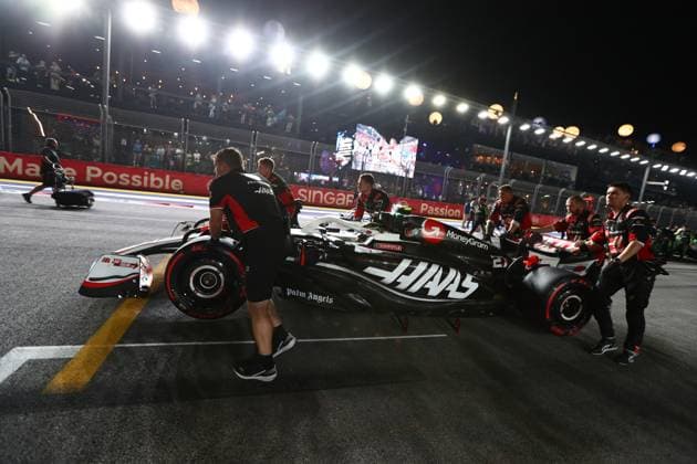 FORMULA 1 SINGAPORE AIRLINES SINGAPORE GRAND PRIX 2024 22.09.2024, Marina Bay Street Circuit, Singapore, FORMULA 1 SINGAPORE AIRLINES SINGAPORE GRAND PRIX 2024,im Bild Nico Hülkenberg (DEU), MoneyGram Haas F1 Team