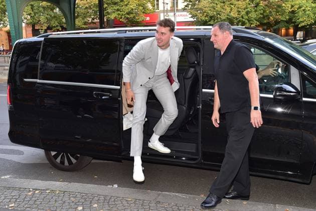 Basketballer Bruder, Franz Wagner Ankunft, Preview von Teil 1 der vierteiligen Dokuserie THE WAGNER BROTHERS: Zwei Brüder, ein Traum dabei sind. in Berlin, am 22.09.2024 The Wagner Brother in Berlin PREVIEW