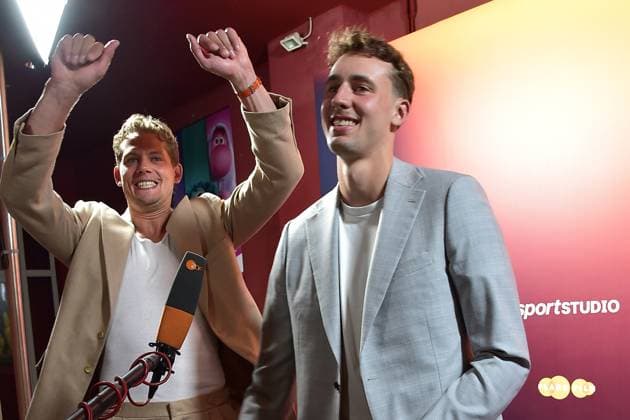 Die Basketballer Brueder, Moritz Wagner und Franz Wagner Ankunft, Preview von Teil 1 der vierteiligen Dokuserie THE WAGNER BROTHERS: Zwei Brüder, ein Traum dabei sind. in Berlin, am 22.09.2024 The Wagner Brother in Berlin PREVIEW