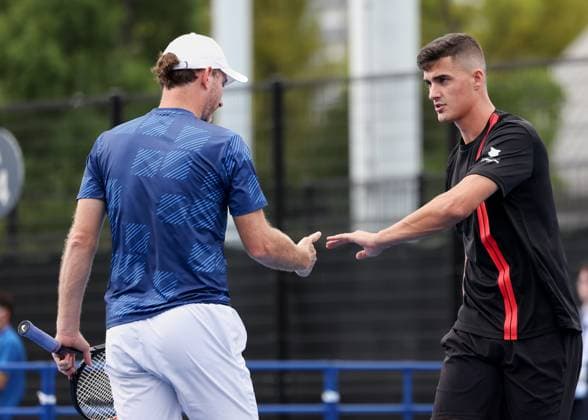 Alexander Erler, Matwe Middlekoop, Herren Doppel, Men s Doubles Konishita Group Japan Open Tennis Championships, Tokyo, Japan Tennis - Japan Open Tennis Championships 2024 - ATP, Tennis Herren 500 - Ariake Coliseum - Tokyo - - Japan - 24 September 2024. Copyright: xJuergenxHasenkopfx