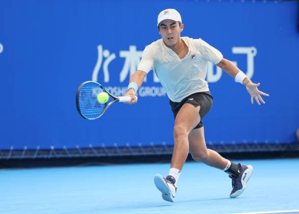 Rinky Hijikata (AUS), Konishita Group Japan Open Tennis Championships, Tokyo, Japan Tennis - Japan Open Tennis Championships 2024 - ATP, Tennis Herren 500 - Ariake Coliseum - Tokyo - - Japan - 24 September 2024. Copyright: xJuergenxHasenkopfx
