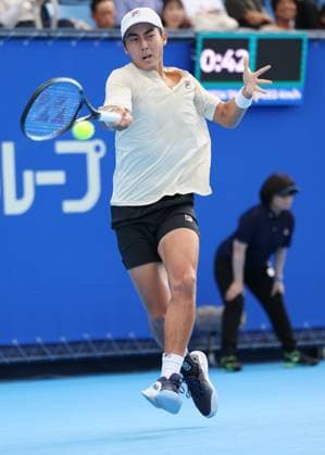 Rinky Hijikata (AUS), Konishita Group Japan Open Tennis Championships, Tokyo, Japan Tennis - Japan Open Tennis Championships 2024 - ATP, Tennis Herren 500 - Ariake Coliseum - Tokyo - - Japan - 24 September 2024. Copyright: xJuergenxHasenkopfx