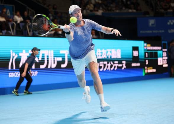 Botic van de Zandschulp (NED), Konishita Group Japan Open Tennis Championships, Tokyo, Japan Tennis - Japan Open Tennis Championships 2024 - ATP, Tennis Herren 500 - Ariake Coliseum - Tokyo - - Japan - 25 September 2024. Copyright: xJuergenxHasenkopfx