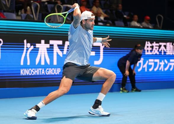 Matteo Berrettini (ITA),Kinoshita Group Japan Open Tennis Championships, Tokyo,Japan. Copyright: xJuergenxHasenkopfx