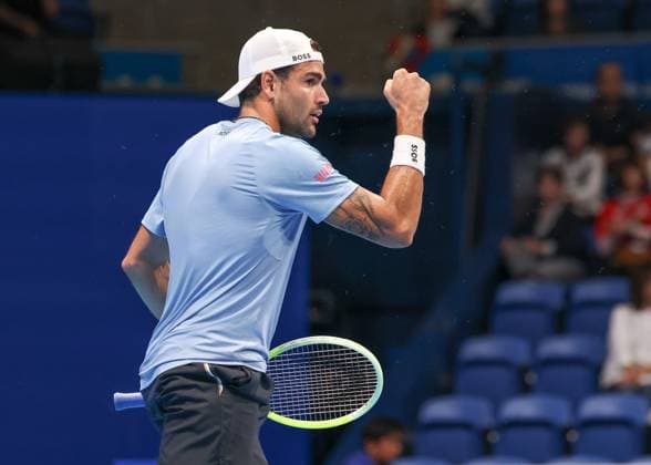 Matteo Berrettini (ITA) macht die Faust und jubelt, Jubel, Freude, Emotion, Kinoshita Group Japan Open Tennis Championships,Tokyo ,Japan. Copyright: xJuergenxHasenkopfx
